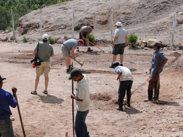 Building houses for people living in poverty