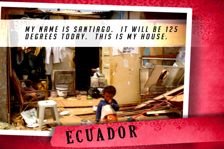 This is my House in Ecuador Red | Shelter The World