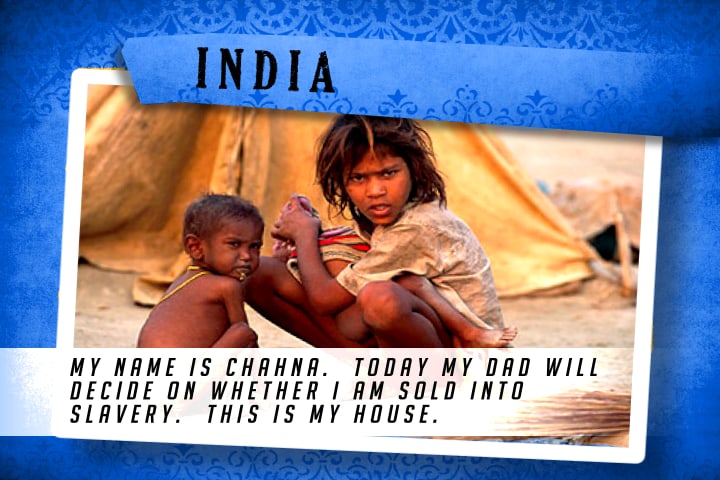 This is my House in India Blue | Shelter The World