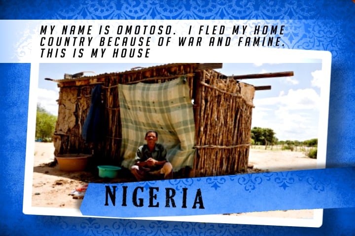 This is my House in Nigeria Blue | Shelter The World