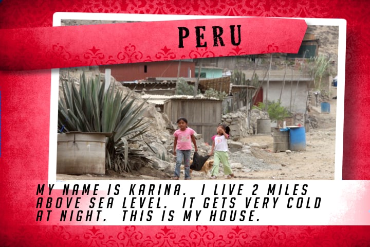 This is my House in Peru Red | Shelter The World