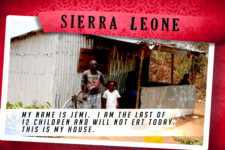 This is my House in Sierra Leone Red | Shelter The World