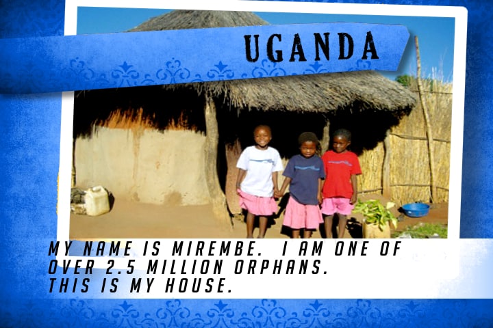 This is my House in Uganda Blue | Shelter The World