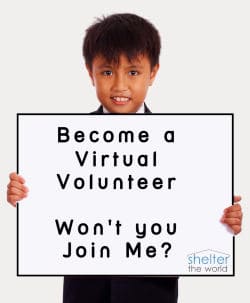 become a volunteer