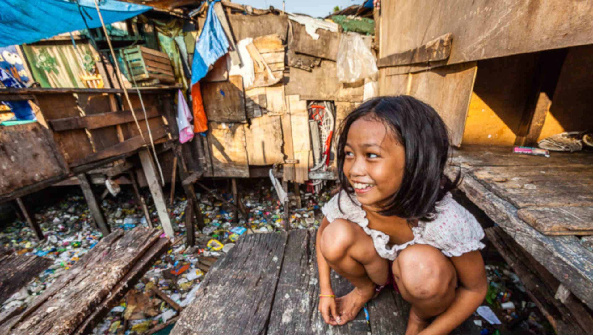 girl in poverty